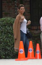 MARIA MENOUNOS Arrives at Kim Kardashian