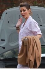MARIA MENOUNOS Arrives at Kim Kardashian