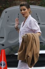 MARIA MENOUNOS Arrives at Kim Kardashian
