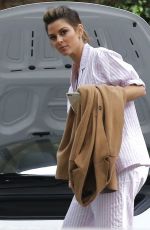 MARIA MENOUNOS Arrives at Kim Kardashian