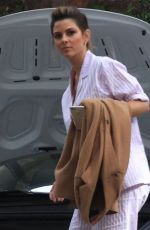 MARIA MENOUNOS Arrives at Kim Kardashian