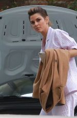 MARIA MENOUNOS Arrives at Kim Kardashian