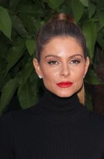 MARIA MENOUNOS in Black Leather Skirt Out in Los Angeles 10/08/2015