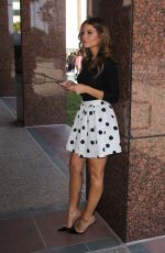 MARIA MENOUNOS Taking a Break on the Set of E! News in Los Angeles 10/07/2015