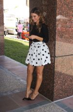MARIA MENOUNOS Taking a Break on the Set of E! News in Los Angeles 10/07/2015