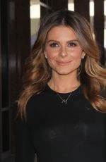MARIA MENOUNOS Taking a Break on the Set of E! News in Los Angeles 10/07/2015