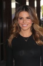 MARIA MENOUNOS Taking a Break on the Set of E! News in Los Angeles 10/07/2015