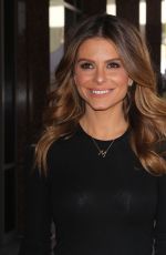 MARIA MENOUNOS Taking a Break on the Set of E! News in Los Angeles 10/07/2015