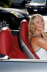 MARIA SHARAPOVA at Maria Sharapova and Friends Presented by Porsche in Los Angeles 10/13/2015
