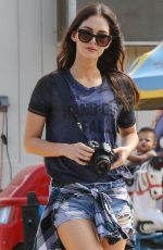 MEGAN FOX at a Pumpkin Patch in Sherman Oaks 10/20/2015
