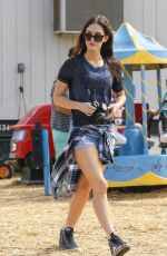 MEGAN FOX at a Pumpkin Patch in Sherman Oaks 10/20/2015