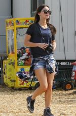 MEGAN FOX at a Pumpkin Patch in Sherman Oaks 10/20/2015