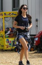 MEGAN FOX at a Pumpkin Patch in Sherman Oaks 10/20/2015