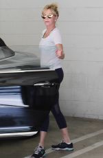 MELANIE GRIFFITH Arrives at a Gym in Beverly Hills 10/24/2015