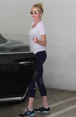 MELANIE GRIFFITH Arrives at a Gym in Beverly Hills 10/24/2015