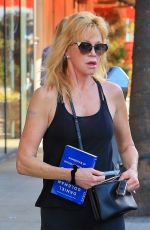 MELANIE GRIFFITH Out and About in Beverly Hills 10/08/2015