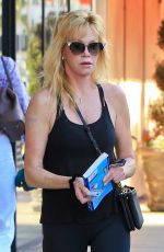 MELANIE GRIFFITH Out and About in Beverly Hills 10/08/2015