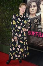 MERYL STREEP at Suffragette Premiere in Beverly Hills 10/20/2015