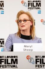 MERYL STREEP at Suffragette Press Conference in London 10/07/2015