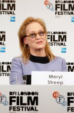 MERYL STREEP at Suffragette Press Conference in London 10/07/2015
