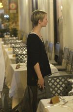 MIA WAISKOWSKA Out for Lunch in Rome 09/27/2015