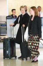 MIA WASIKOWSKA at JFK Airport in New York 10/17/2015