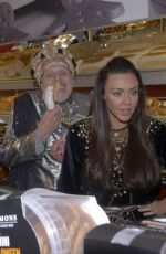 MICHELLE HEATON Promotes Her Christmas Pantomime Aladdin in Hertfordshire 10/26/2015