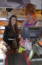 MICHELLE HEATON Promotes Her Christmas Pantomime Aladdin in Hertfordshire 10/26/2015