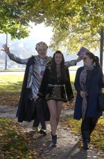 MICHELLE HEATON Promotes Her Christmas Pantomime Aladdin in Hertfordshire 10/26/2015