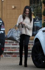MICHELLE KEEGAN Leaves Her Home in Essex 10/12/2015