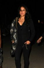 MICHELLE RODRIGUEZ Arrives at a Party in Beverly Hills 10/23/2015