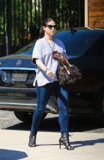 MICHELLE TRACHTENBERG Arrives at Gracias Madre in West Hollywood 10/07/2015