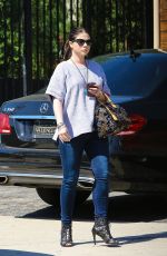 MICHELLE TRACHTENBERG Arrives at Gracias Madre in West Hollywood 10/07/2015