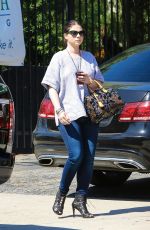MICHELLE TRACHTENBERG Arrives at Gracias Madre in West Hollywood 10/07/2015