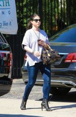 MICHELLE TRACHTENBERG Arrives at Gracias Madre in West Hollywood 10/07/2015