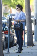 MICHELLE TRACHTENBERG Arrives at Gracias Madre in West Hollywood 10/07/2015
