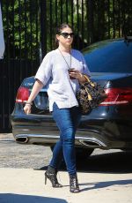 MICHELLE TRACHTENBERG Arrives at Gracias Madre in West Hollywood 10/07/2015