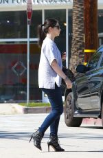 MICHELLE TRACHTENBERG Arrives at Gracias Madre in West Hollywood 10/07/2015