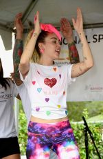 MILEY CYRUS at at 2015 L.A. County Walk To Defeat ALS