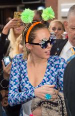 MILEY CYRUS Out in Midtown Manhattan 10/03/2015