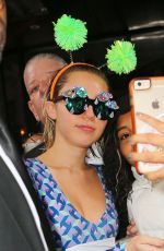 MILEY CYRUS Out in Midtown Manhattan 10/03/2015