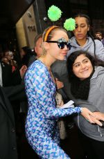 MILEY CYRUS Out in Midtown Manhattan 10/03/2015