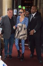 MILEY CYRUS Out in Midtown Manhattan 10/03/2015