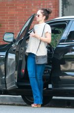 MINKA KELLY Feeding a Parking Meter in Beverly Hills 10/19/2015