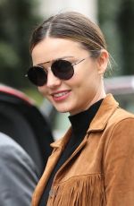MIRANDA KERR Arrives at Charles De Gaulle Airport in Paris 10/06/2015