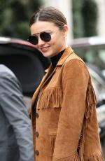 MIRANDA KERR Arrives at Charles De Gaulle Airport in Paris 10/06/2015