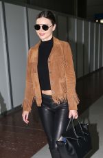 MIRANDA KERR Arrives at Charles De Gaulle Airport in Paris 10/06/2015