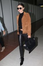 MIRANDA KERR Arrives at Charles De Gaulle Airport in Paris 10/06/2015