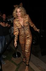 MOLLY SIMS at Casa Tequila Halloween Party in Beverly Hills 10/30/2015