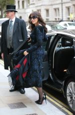 MONICA BELLUCCI Leaves Her Hotel in London 10/22/2015